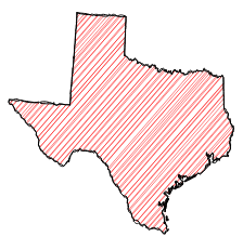 Rough.js texas map